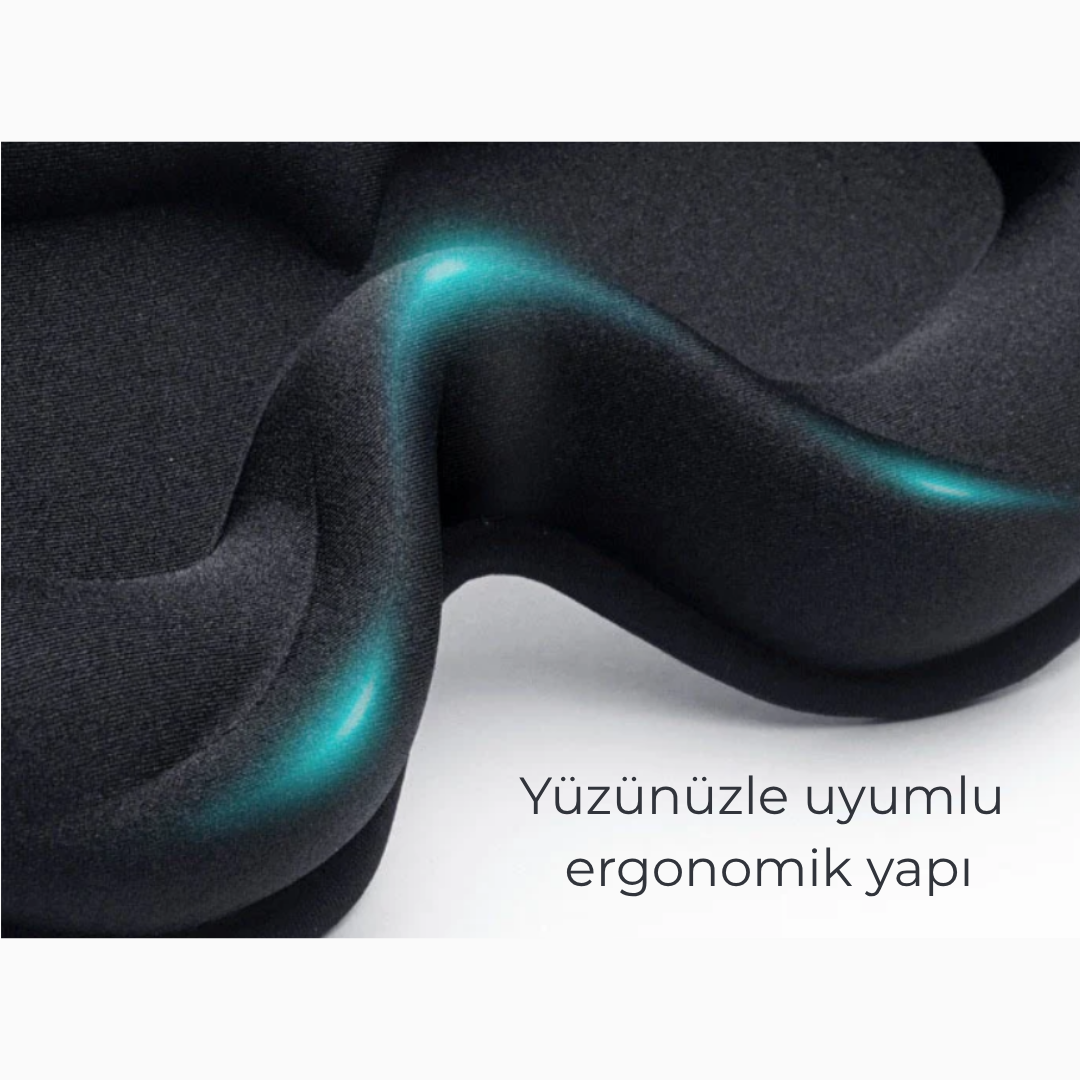 3D Uyku/Yoga Göz Maskesi – Konforlu Uyku, Yenilenmiş Sabahlar